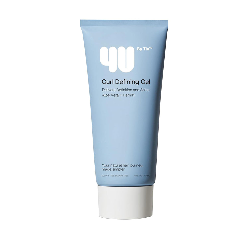 4U by Tia Curl Defining Gel with Aloe Vera and Hemi 15 6Oz (177ml)